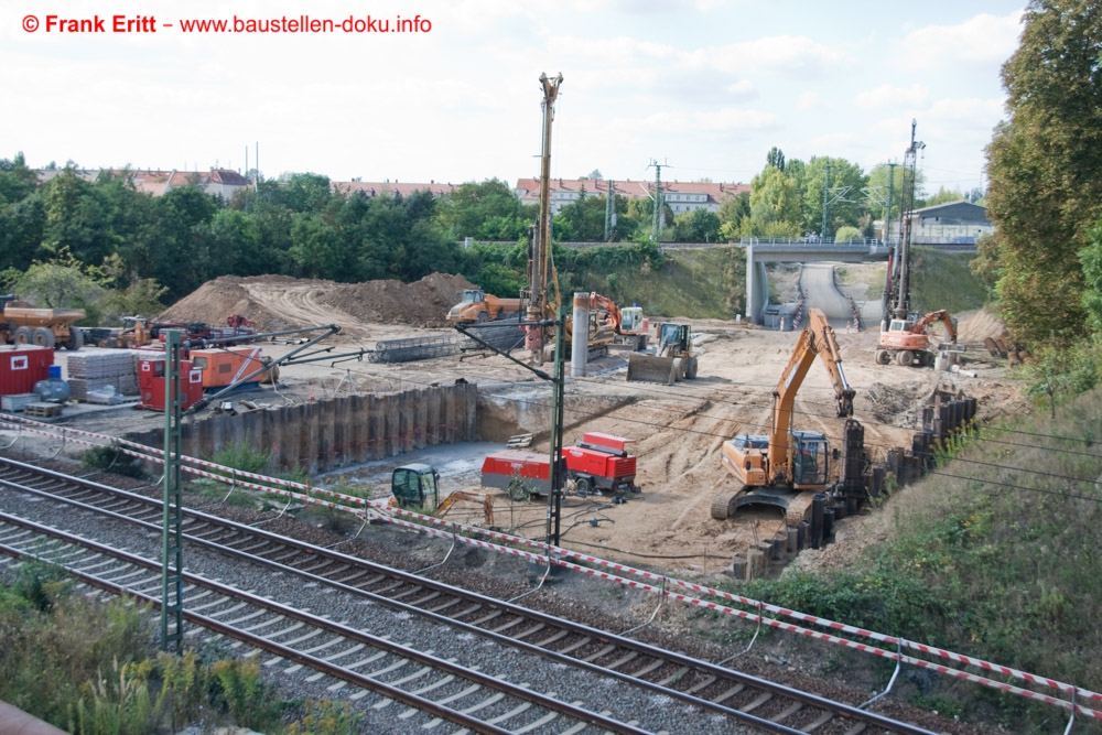 Mittlerer Ring Leipzig - BW 02 und 06.1 EÜ Güterring und Trogbauwerk