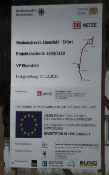 Ausbaustrecke Unterleiterbach - Ebensfeld
