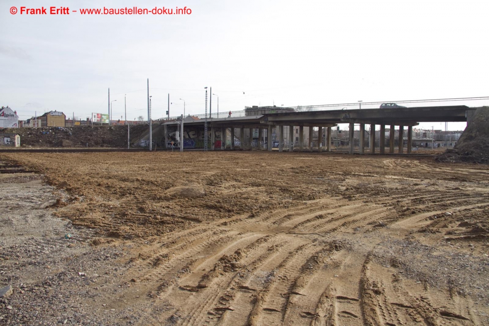 Zustand vor Baubeginn Brücke West