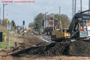 Umbau Gleisanlagen Leipzig Knauthain