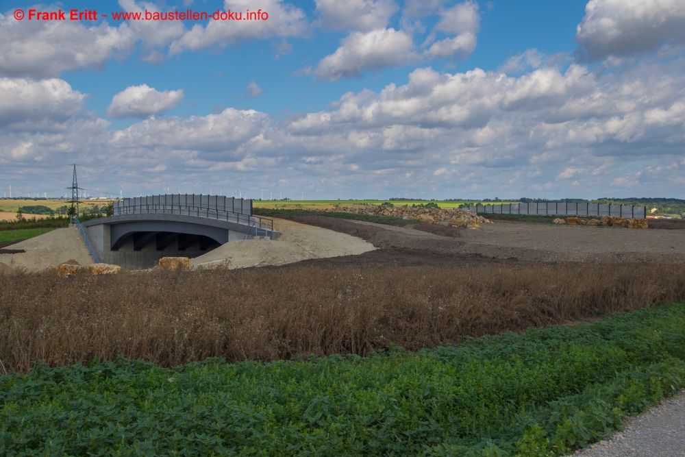 Neubau A143 - Grünbrücke Muschelkalkhänge