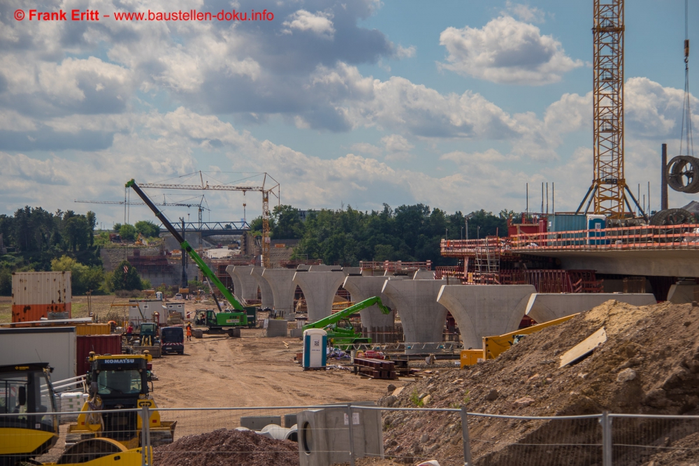 Neubau A143 Saaletalbrücke Salzmünde