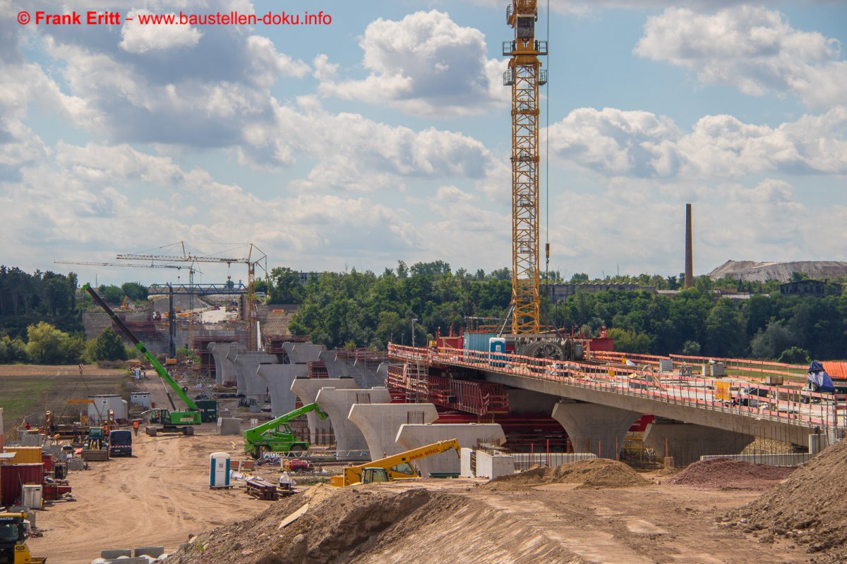 Neubau A143 Saaletalbrücke Salzmünde