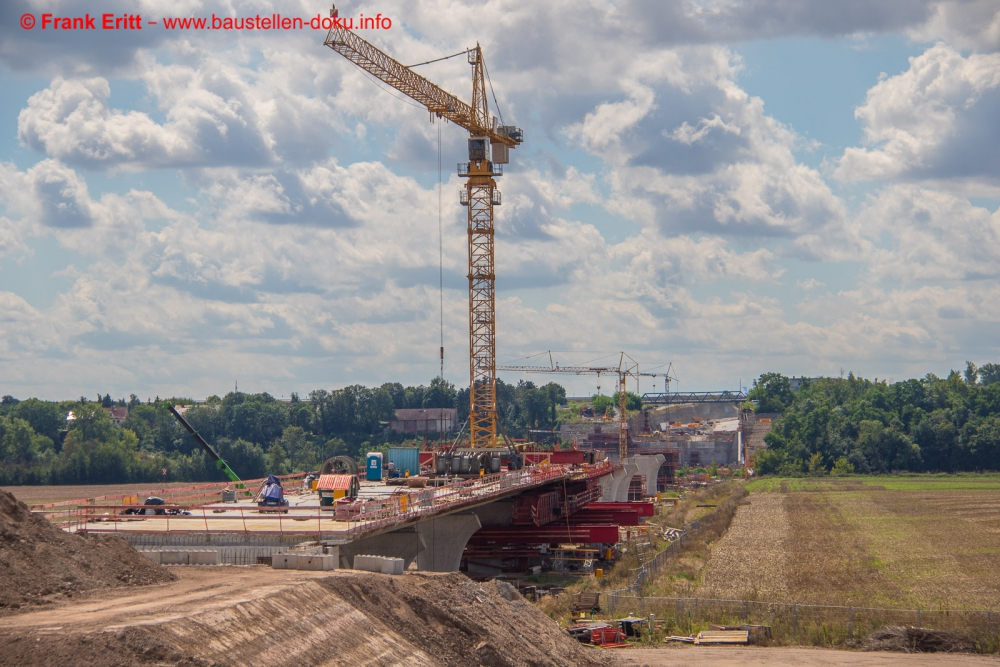 Neubau A143 Saaletalbrücke Salzmünde