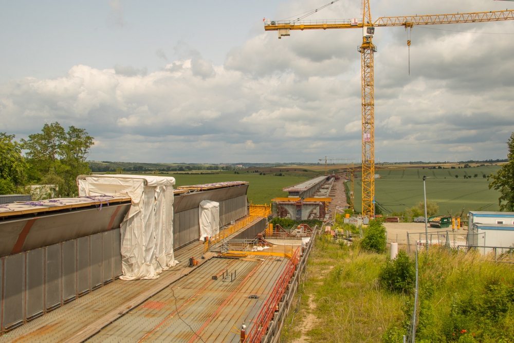 Neubau A143 Saaletalbrücke Salzmünde