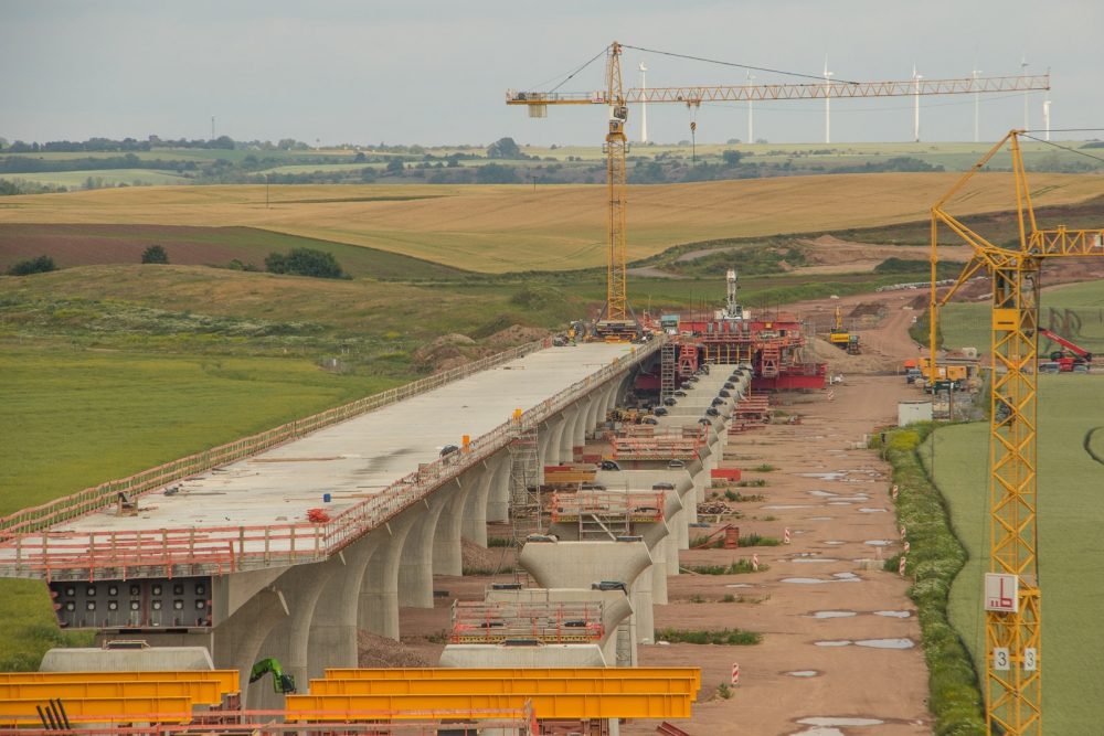 Neubau A143 Saaletalbrücke Salzmünde