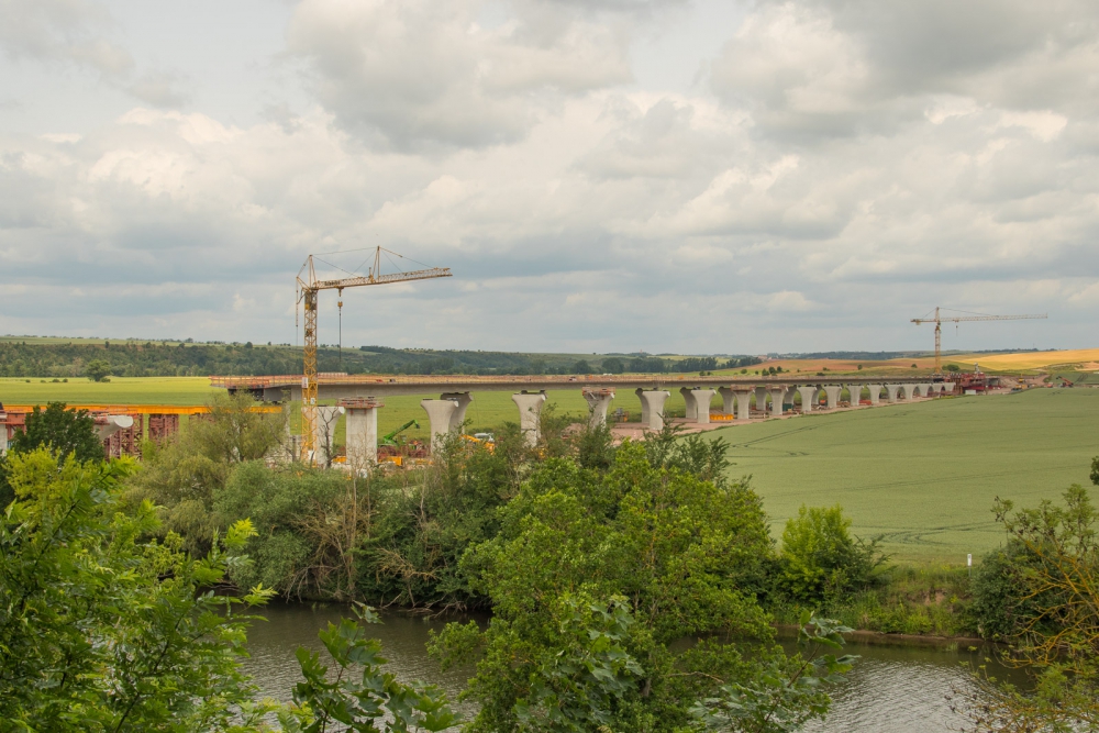Neubau A143 Saaletalbrücke Salzmünde