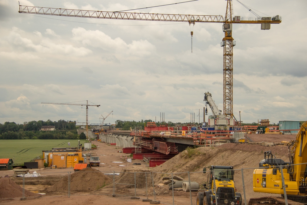 Neubau A143 Saaletalbrücke Salzmünde