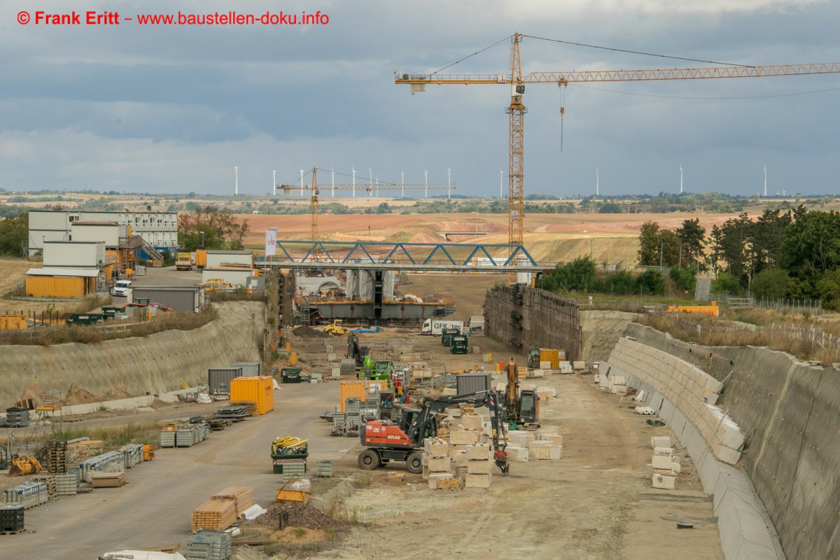 Neubau A143 Saaletalbrücke Salzmünde