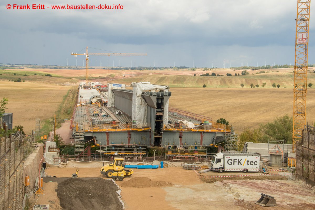 Neubau A143 Saaletalbrücke Salzmünde