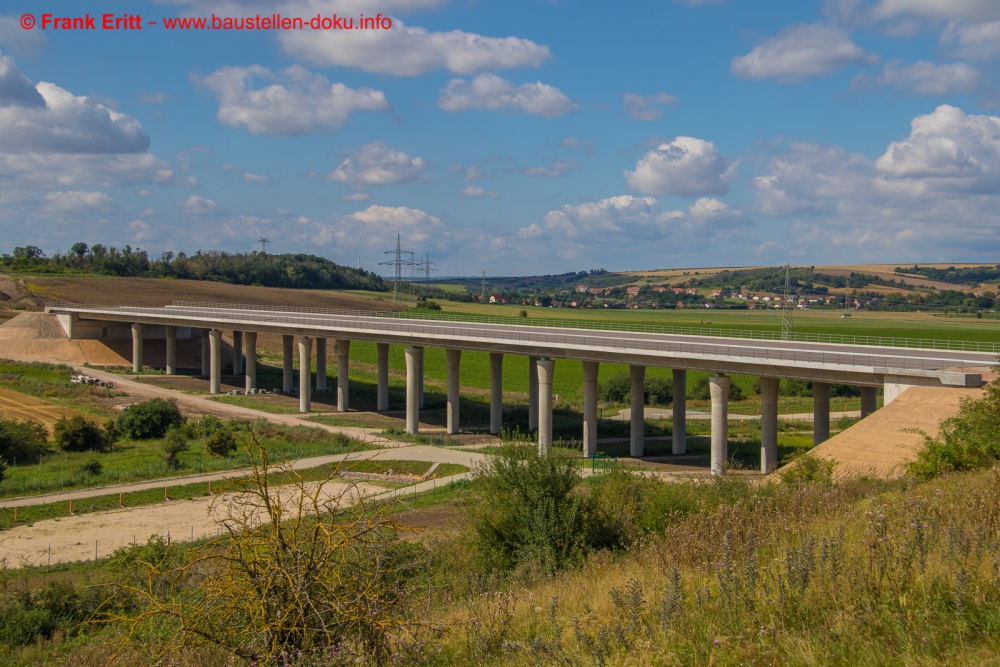 Neubau A143 - Talbrücke Benkendorfer Bach (250m)