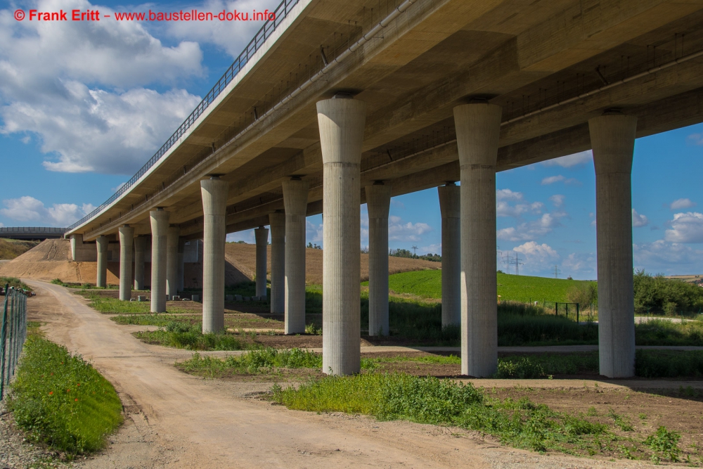 Neubau A143 - Talbrücke Benkendorfer Bach (250m)