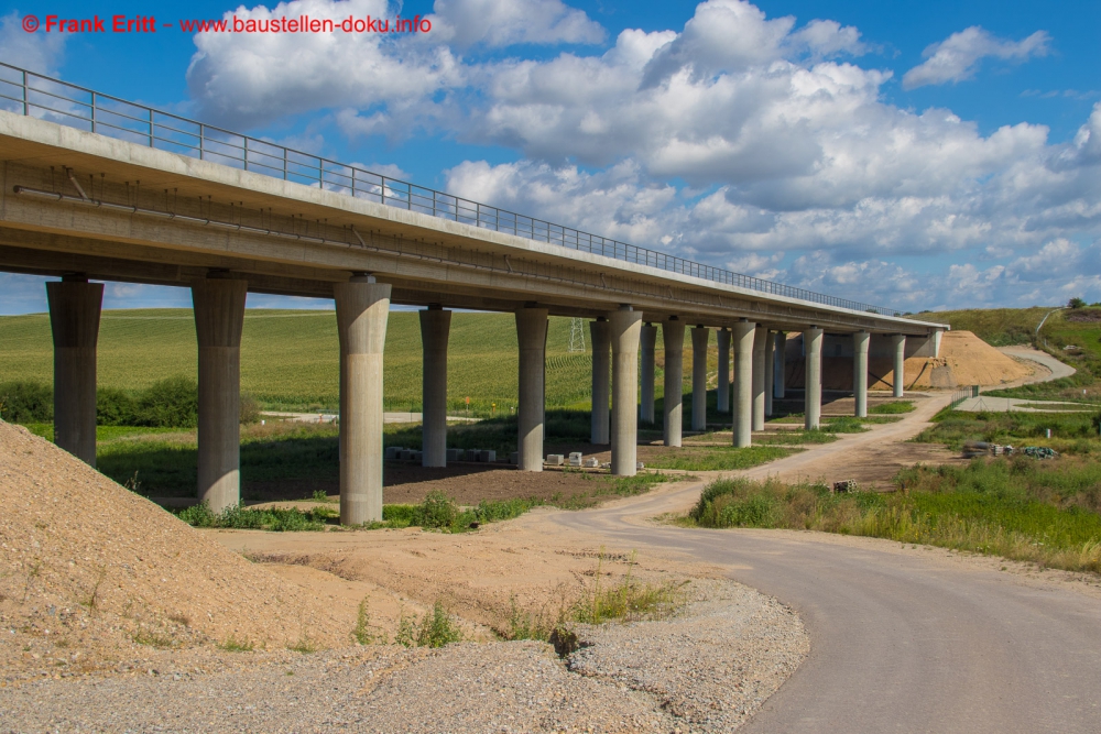 Neubau A143 - Talbrücke Benkendorfer Bach (250m)