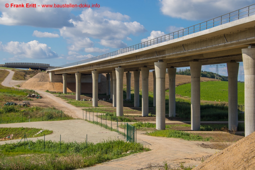 Neubau A143 - Talbrücke Benkendorfer Bach (250m)